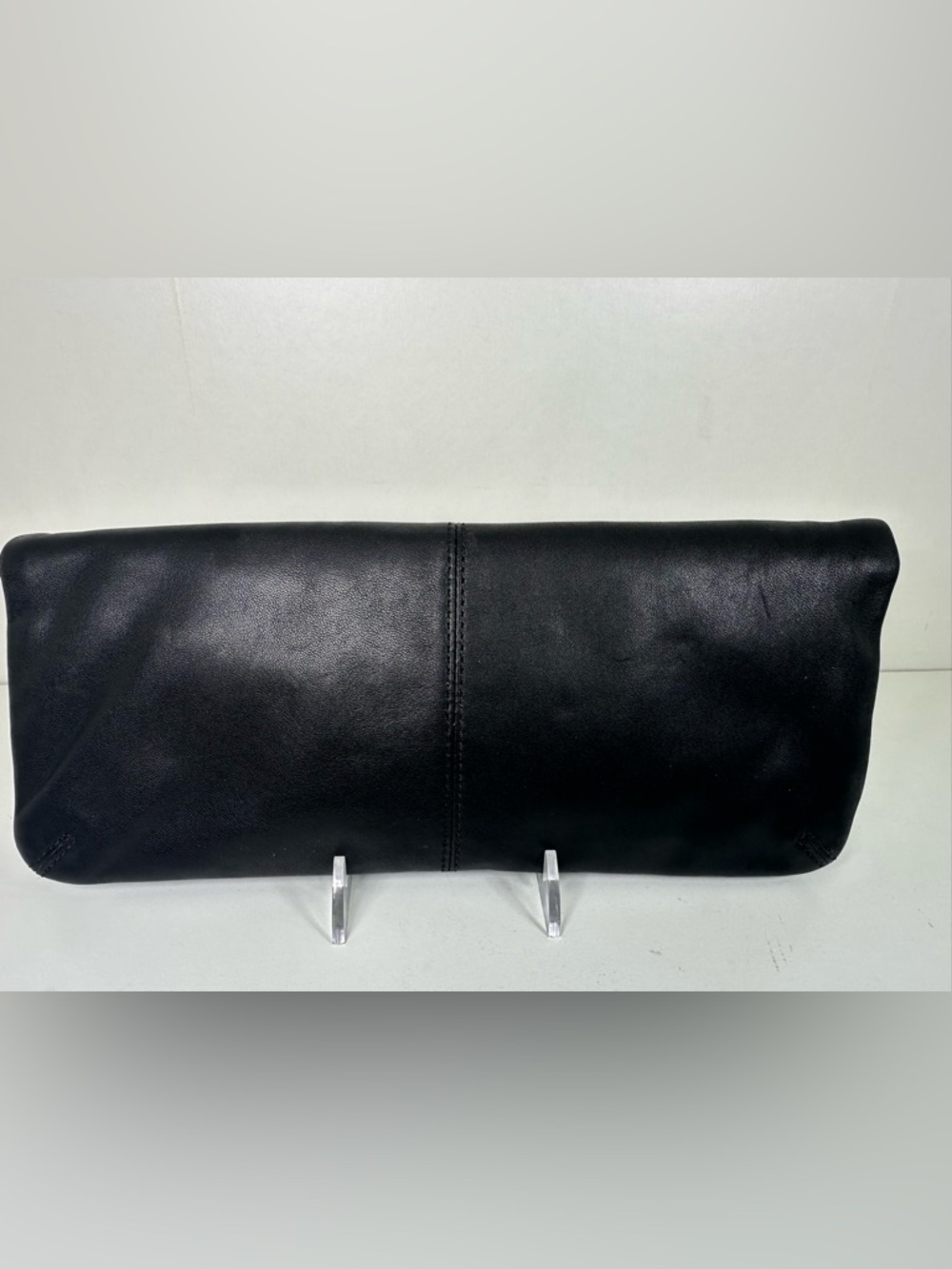 Coach Black Leather Turnlock Clutch - Picture 5 of 6